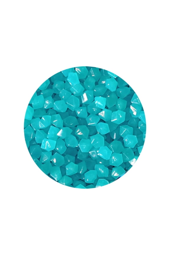 Glow In The Dark Fish Tank Rocks and Pebbles 200 count Blue Luminous Marbles for Aquarium Vase Fillers and Garden Decor