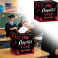 thumbnail image 1 of Goowood Graduation Decorations 2026 Congrats Grad Card Box for Graduation Party Foldable Cardboard Gift Box Holder Style C, 1 of 9