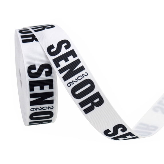 Goowood Graduation Ribbon Class of 2026 Checkered Grosgrain Ribbon for ...
