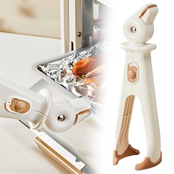 Goowood Hot Plate Gripper Tongs Upgraded Anti Scald Bowl Clip Non Slip Stainless Steel Plate Lifter for Microwave Oven Air Fryer Accessories