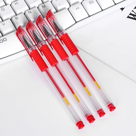 Goowood Japanese Pens Gel Pens 0.5mm Fine Point Red Ink Pen for Office Professional Smooth Writing Stationery Gift Quick Dry Leak Proof