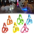 thumbnail image 1 of Goowood LED Light Up Dog Harness Rechargeable Soft Padded Adjustable Reflective Glowing Dog Harness for Night Walking Camping and Small Dogs, 1 of 9