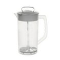 thumbnail image 1 of Goowood Mixing Pitcher 68 Oz Juice Pitcher for Fridge with Plunger Iced Tea Maker Formula Mixer Leak Proof Beverage Jug for Lemonade, 1 of 9