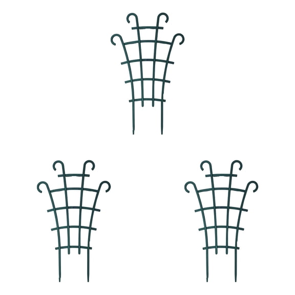 Goowood Monstera Plant Support Stakes for Indoor Plants 3 Pack Stackable Plant Trellis for Potted Climbing Plants Pothos Moss Pole Alternative