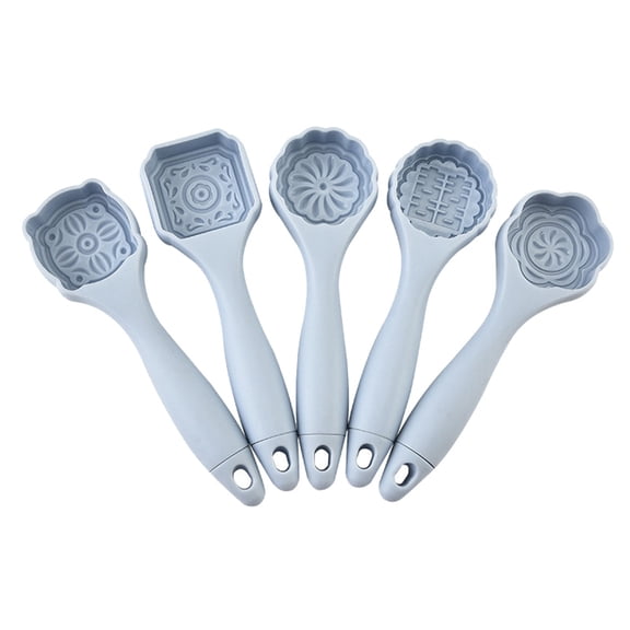 Goowood Mooncake Mold Cookie Stamps Hand Press Non-Stick Floral Pastry Cutter for Baking Ice Skin Dessert Kitchen Accessories