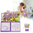 thumbnail image 1 of Goowood Mother's Day Card 3D Pop Up Greeting Card for Mom Grandma Sister Tridimensional Box Design with Floral Motifs Happy Mother's Day, 1 of 6
