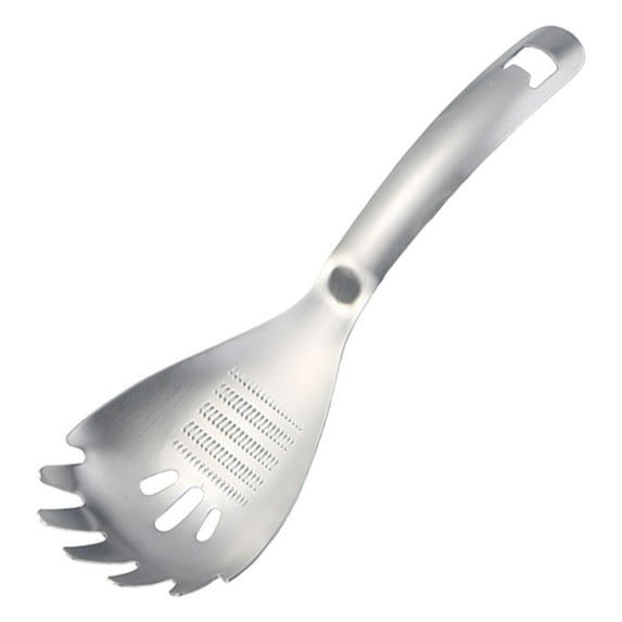 Goowood Multipurpose Grinding Spoon Multipurpose Stainless Kitchen Spoon Stainless Garlic Crusher Spaghetti Pasta Server Spoon Potato Tool Egg Separator For Kitchen Tableware Kitchenware