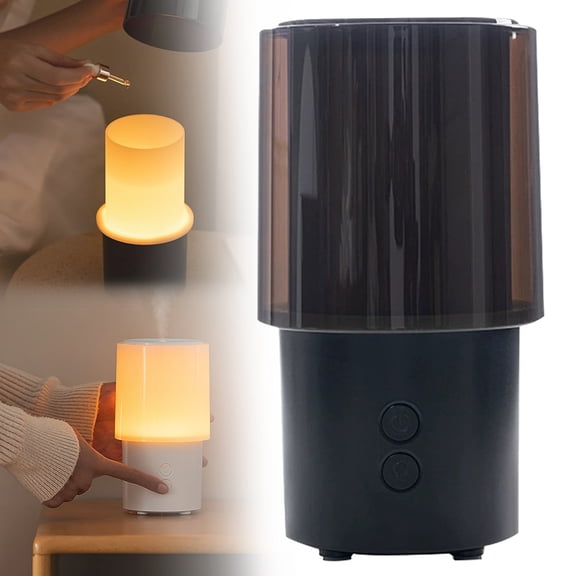 Goowood Oil Diffuser 130ML Small Aromatherapy Diffusers With 3 Sunset Lamp And Auto Off USB Powered Cool Mist Humidifier For Home Bedroom Offi Humidifier Home appliances