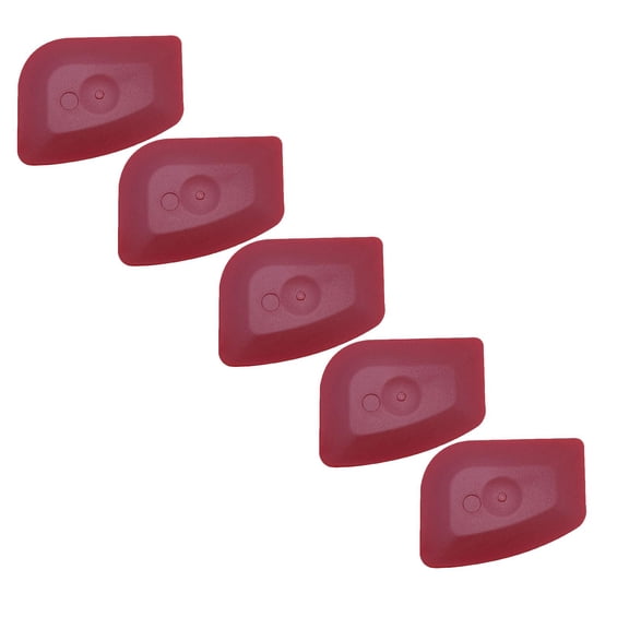 Goowood Pan Scraper Dish Scraper Tool 5 Pack Non-Scratch Nylon Pot Scraper for Cast Iron Skillets Cookware Stovetops and Kitchen Gadgets