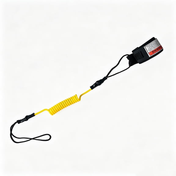 Goowood Premium Strong Urethane Coiled Surf Leash Quick Release Ankle Leash Surfboard Leash Board Leg Rope for Longboard Shortboard Bodyboard