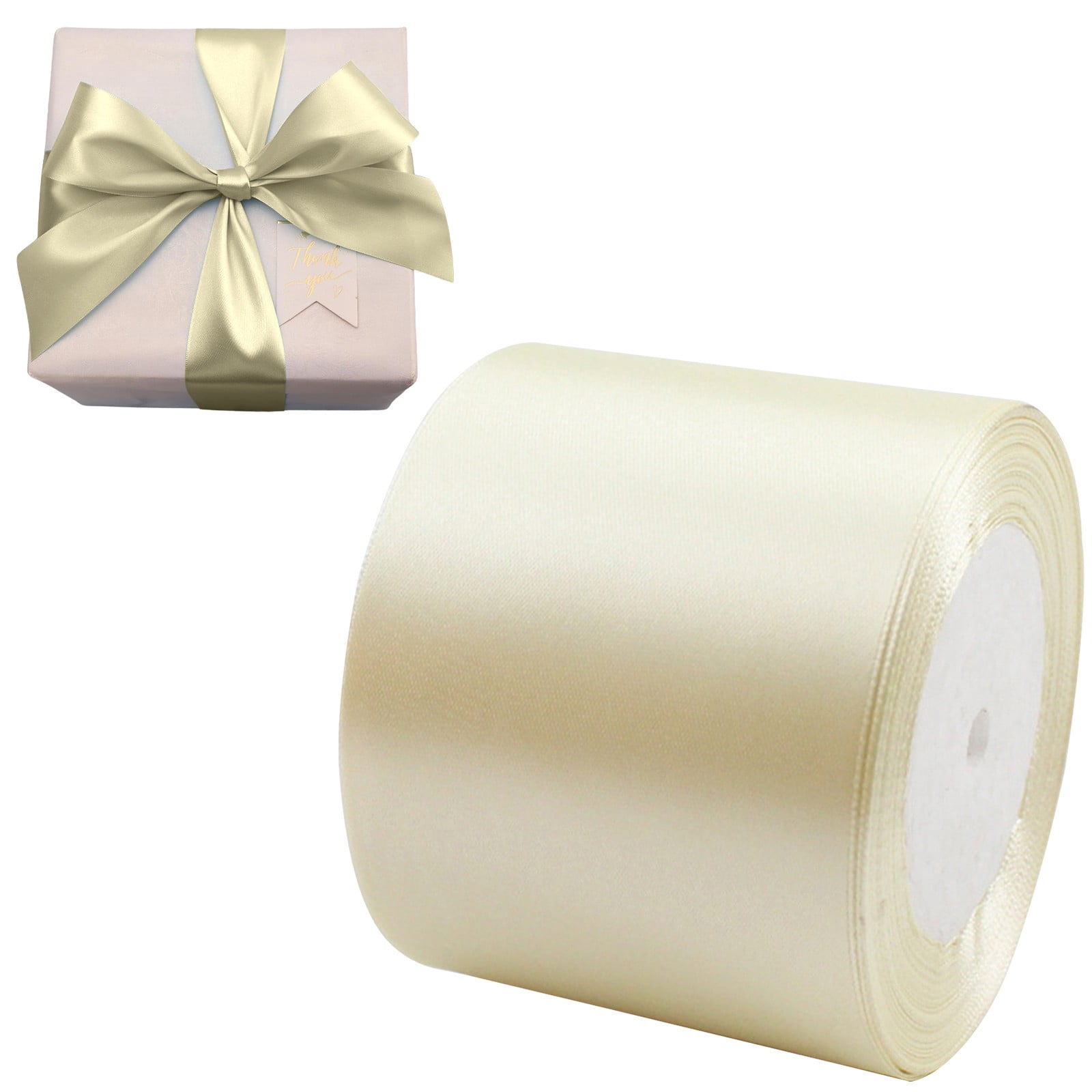 Program With Thick Ribbons Goowood Ribbon 3 Inch Wide 25 Yards Satin Thick Ribbon For Wrapping ...