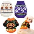 thumbnail image 1 of Goowood Small Dog Halloween Costume Chihuahua Sweater Cute Turtleneck Knitwear Soft Pullover Outfit for Puppy Medium Breeds Winter Pet Clothes, 1 of 9