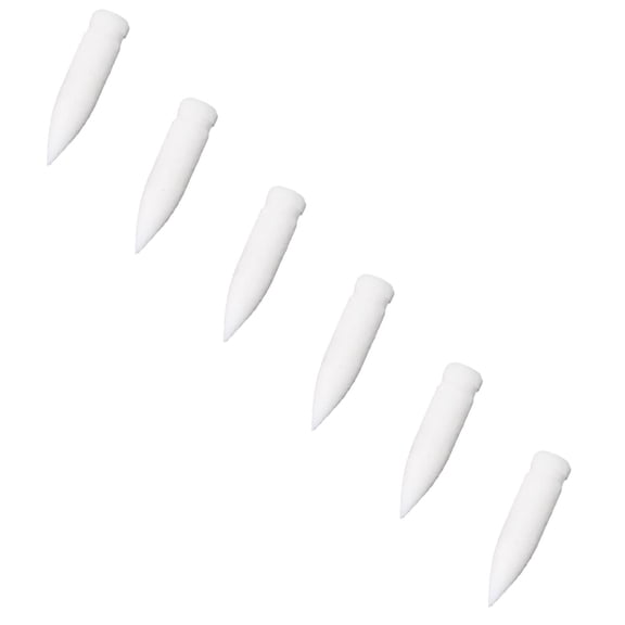 Goowood Soft Tip Replacement for Acrylic Paint Markers 15 PCS Beige Nylon Brush Pen Tips for Refillable Paint Markers Fine Tip Paint Pens