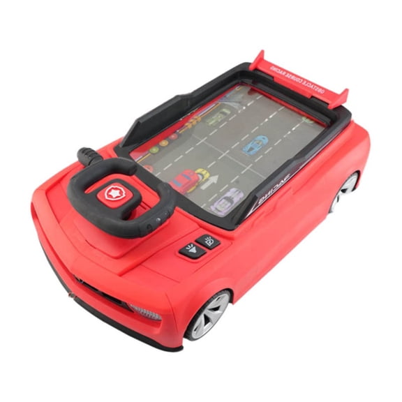 Goowood Steering Wheel Toy for Toddler Boys Pretend Driving Car Game with Music and Lights Educational Racing Toy 3 Year Old Boy Gift