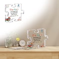 thumbnail image 1 of Goowood Teacher Appreciation For Women Men Thank You Engraved Acrylic Block Puzzle Heartwarming Teacher Paperweights Cute Student Teacher Novelty Daycare Teacher G Desktop Ornament Home Decor, 1 of 9
