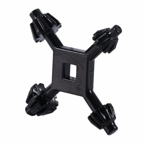 Goowood Universal 4 Way Drill Chuck Key Multi-Functional 6mm 9mm 10mm 13mm Combination Drill Press Chuck Key for Most Power Tools Black