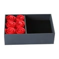 thumbnail image 1 of Goowood Valentine's Day Artificial Rose Jewelry Gift Box with 6 Roses for Ring and Necklace in Red with Ribbon, 1 of 8