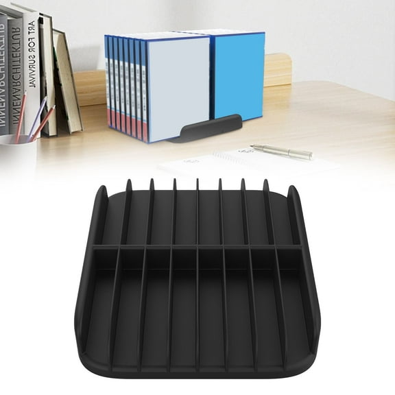 Goowood Video Game Storage Rack and DVD Shelf Space Saving Holder for 12 Game Discs and Case Towers Desktop Organizer for Media Storage