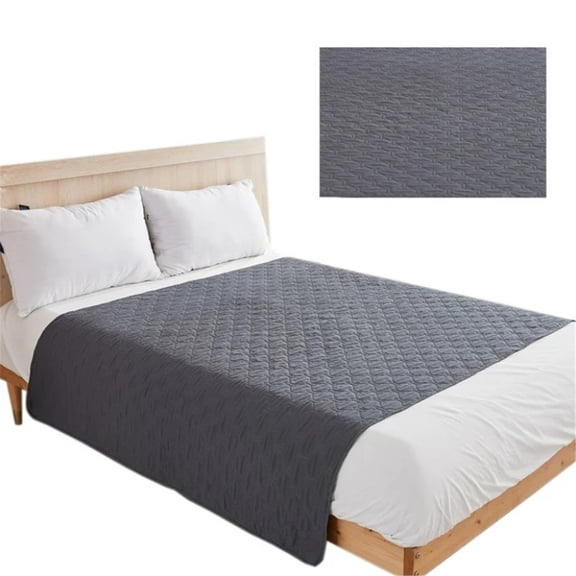 Goowood Waterproof Mattress Protector Washable Bed Pads for Kids Adults and Pets Non Slip Reusable Mattress Pad for Full Queen Bed 40x50in