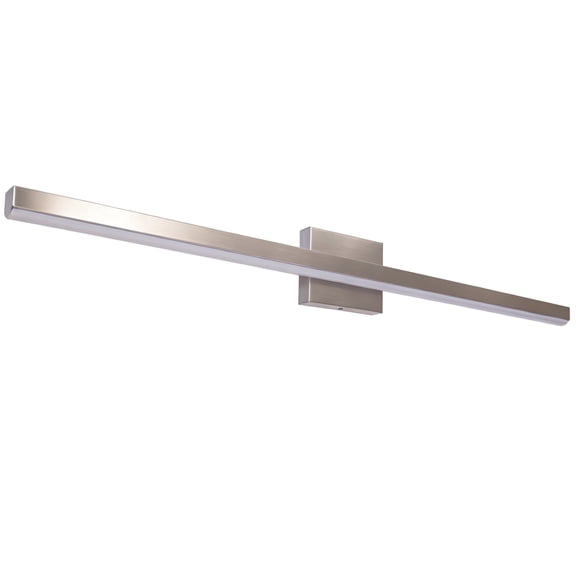 Goozegg 40 inch LED Bathroom Vanity Lights over Mirror, 3CCT Modern Vanity Lighting Fixtures, 30 Watt, Nickel