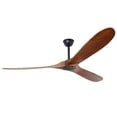 thumbnail image 1 of Goozegg 70in Black Contemporary Ceiling Fans with Remote Control, 1 of 8