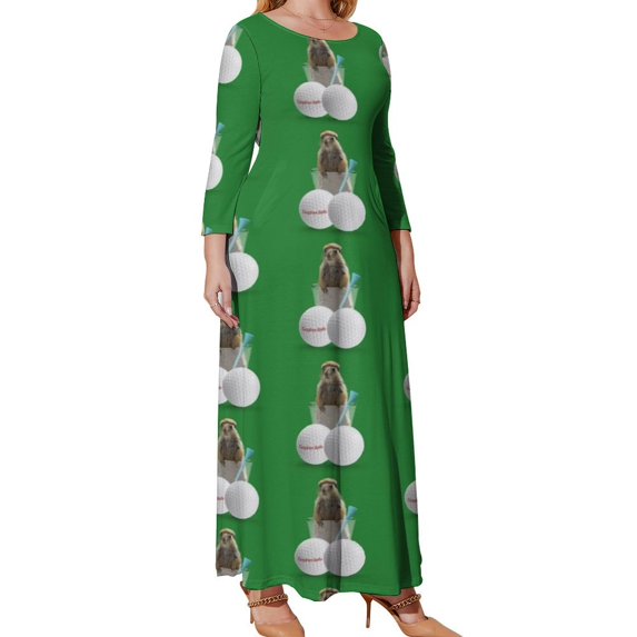 Gopher Balls Long Sleeved Dress birthday dress for women clothes for women