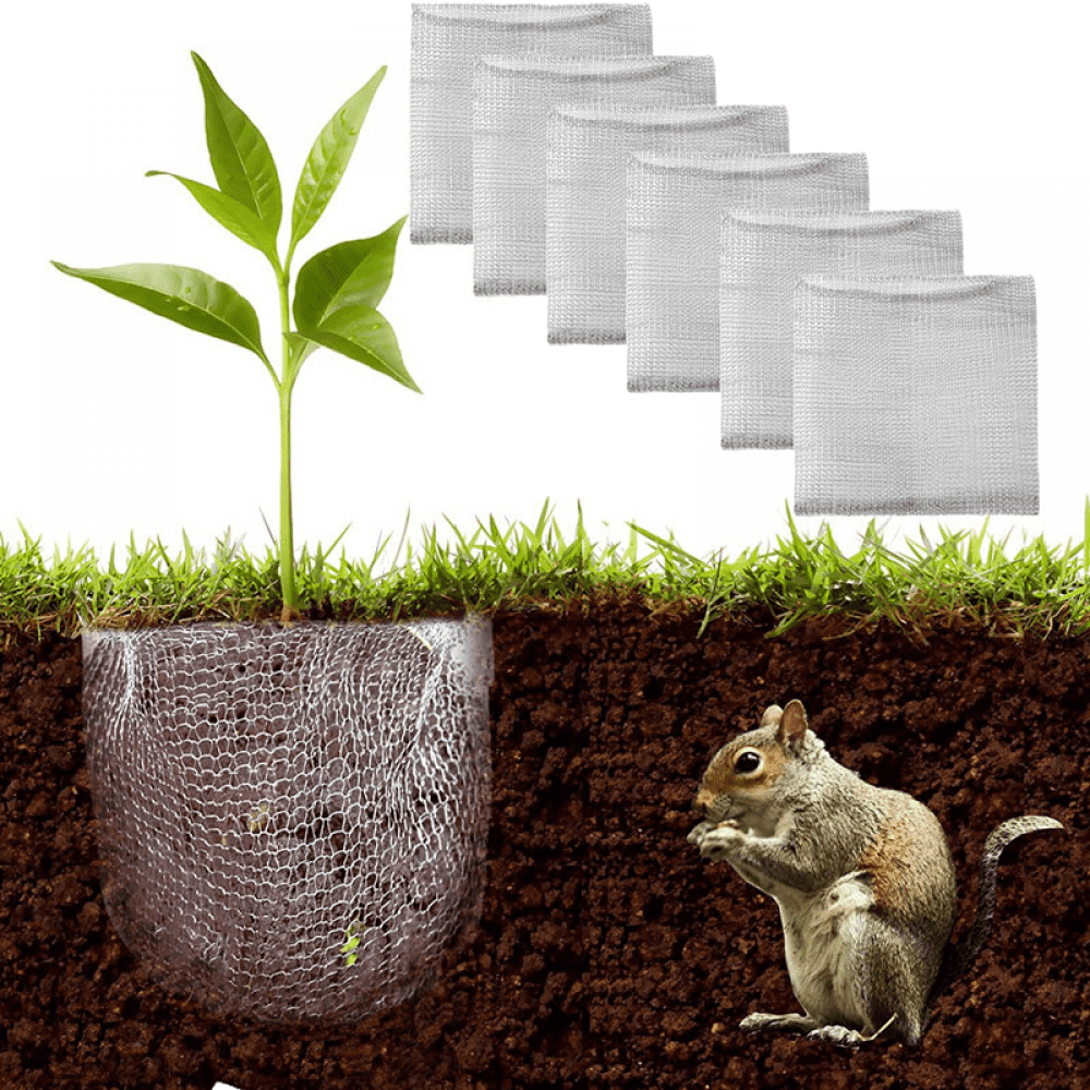 Gopher and Vole Wire Baskets protect plants, trees, flowers and bulbs from voles, gophers and
