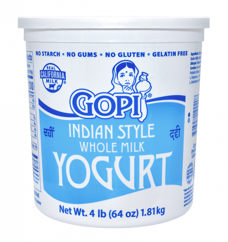 Gopi: Yogurt Whole Milk 4lb