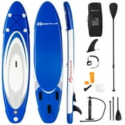 Goplus 10' Inflatable Stand Up Paddle Surfboard W/Bag Aluminum Paddle Pump