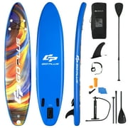 Goplus 11' Inflatable Stand Up Paddle Board SUP Surfboard with Pump Aluminum Paddle