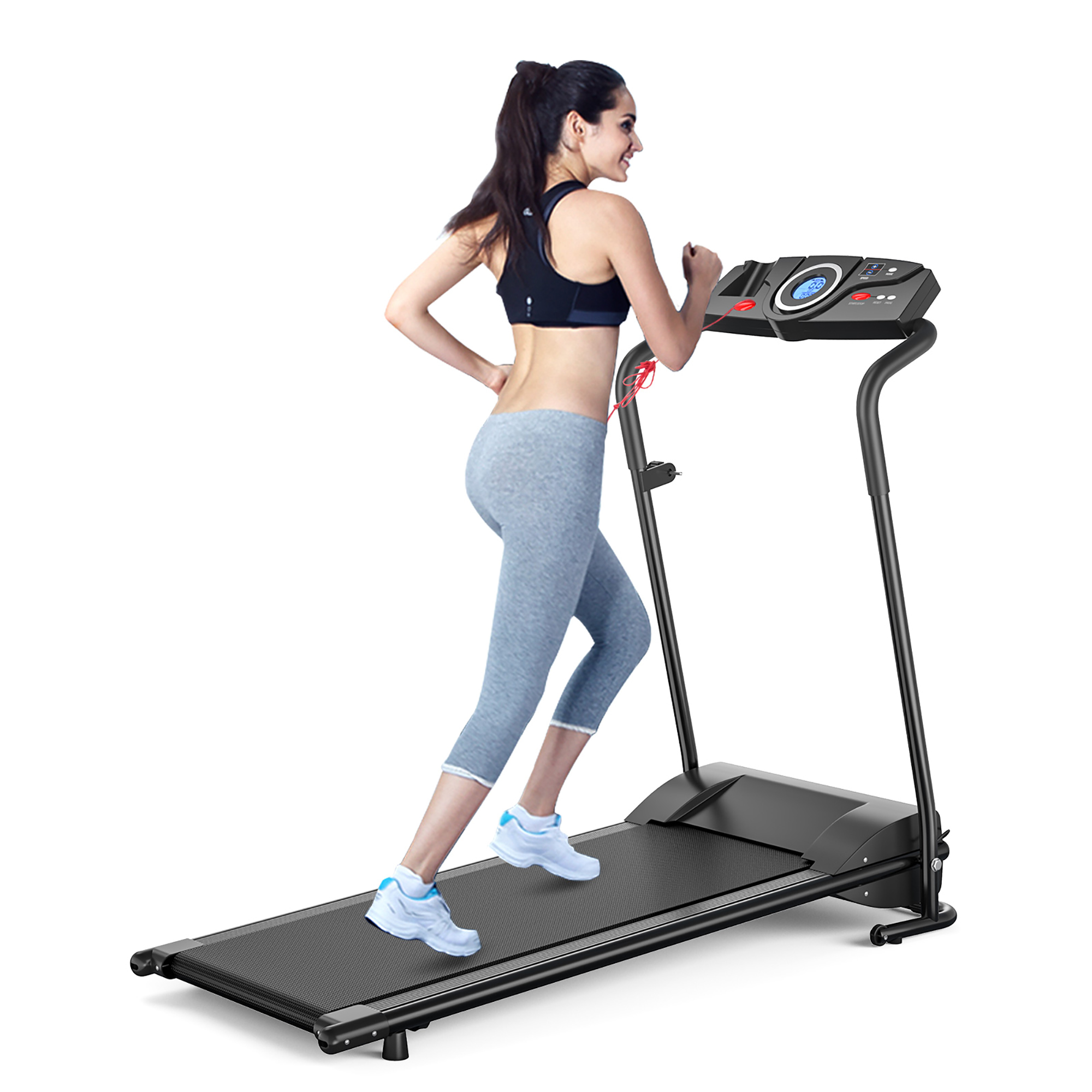 Goplus 1HP Electric Treadmill Folding Motorized Power Running Machine Fitness - image 1 of 10