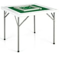 thumbnail image 1 of Goplus 35'' 4-Player Mahjong Card Game Portable Folding Table w/Cup & Coin Holder, 1 of 10