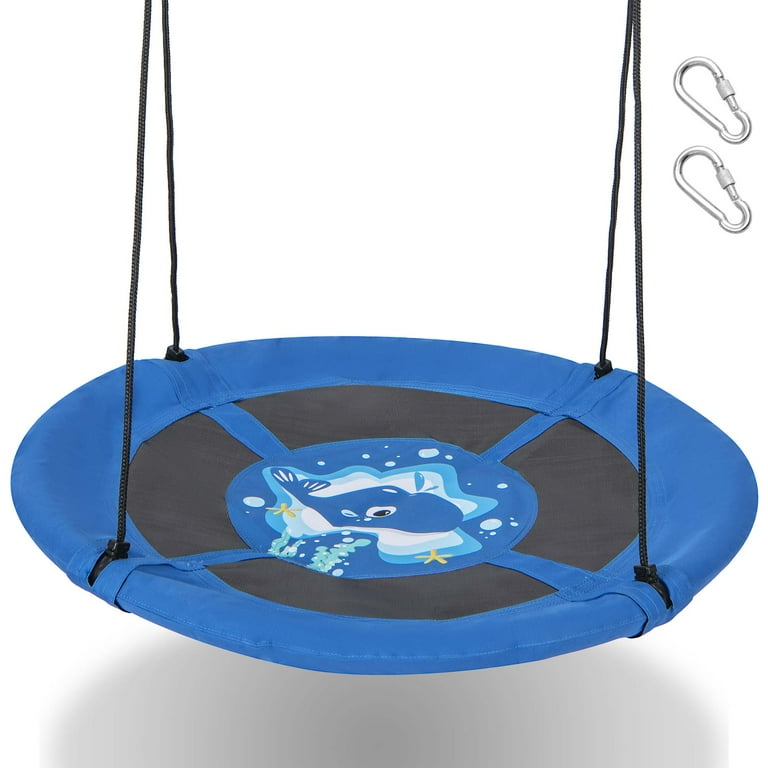 Goplus 40'' Flying Saucer Tree Swing Indoor Outdoor Play Set Swing