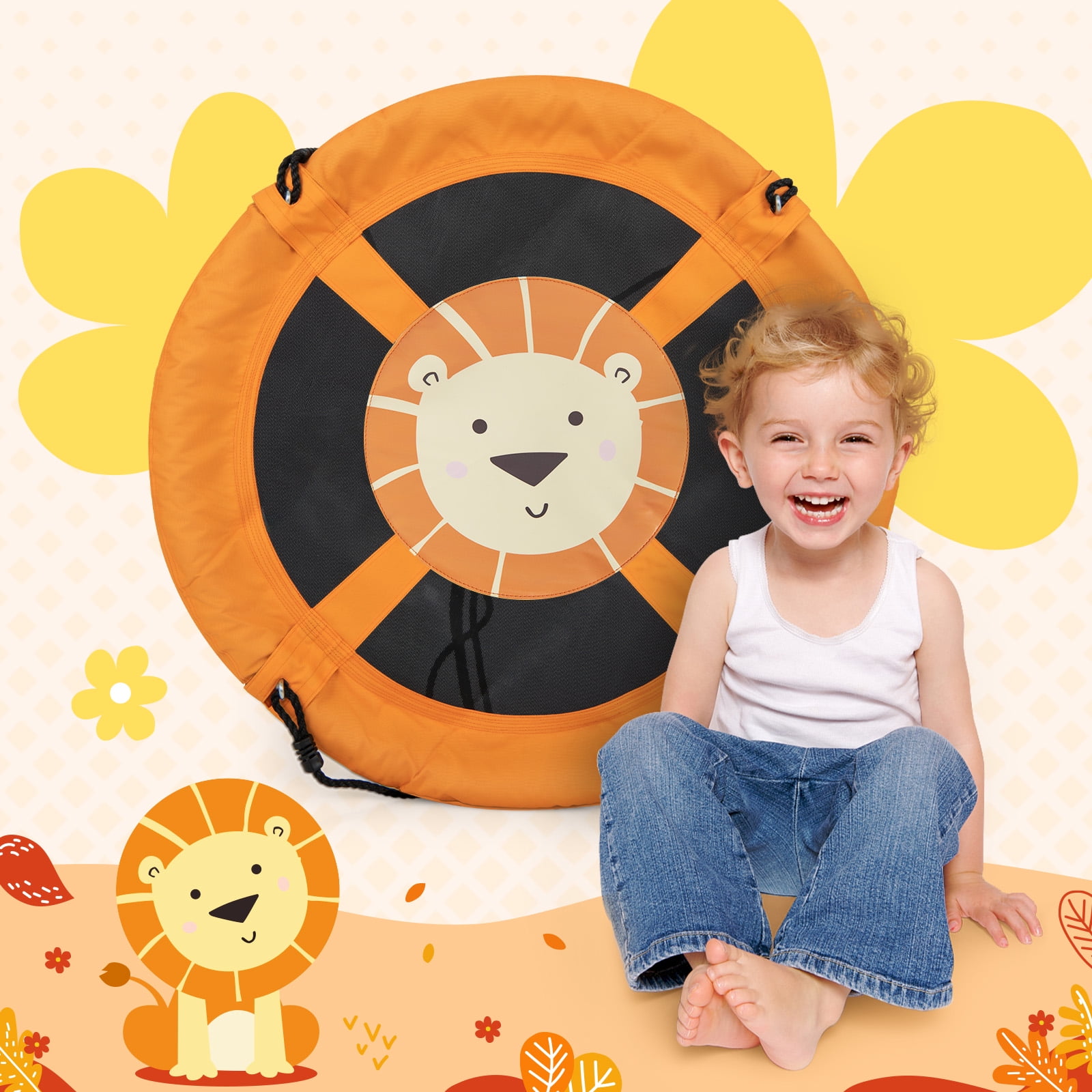 Fort Boards Deluxe Building Kit For Kids (Yellow Set) - 44 Boards & 46 Connectors, STEM Toy For Indoor/Outdoor