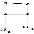 thumbnail image 1 of Goplus 4ft Portable Ballet Barre Freestanding Adjustable Double Dance Bar Silver, 1 of 11