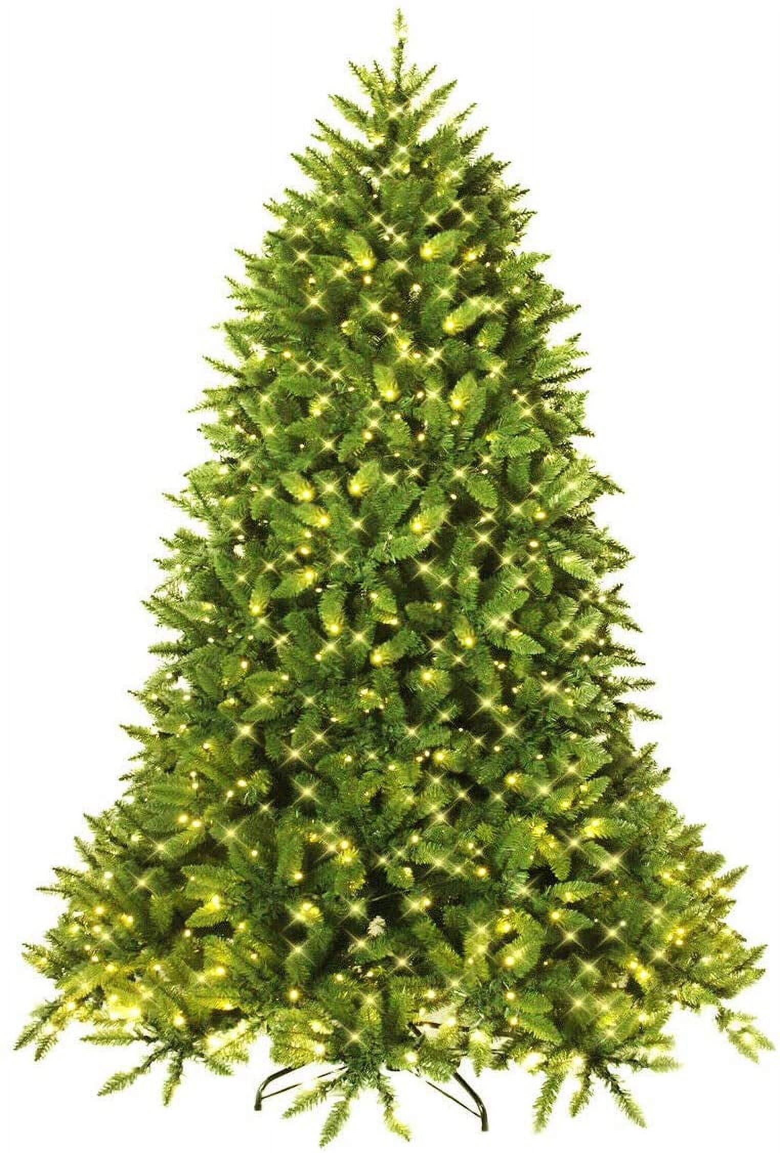 Goplus 5ft Prelit Christmas Tree, Premium Hinged Artificial Fir Tree