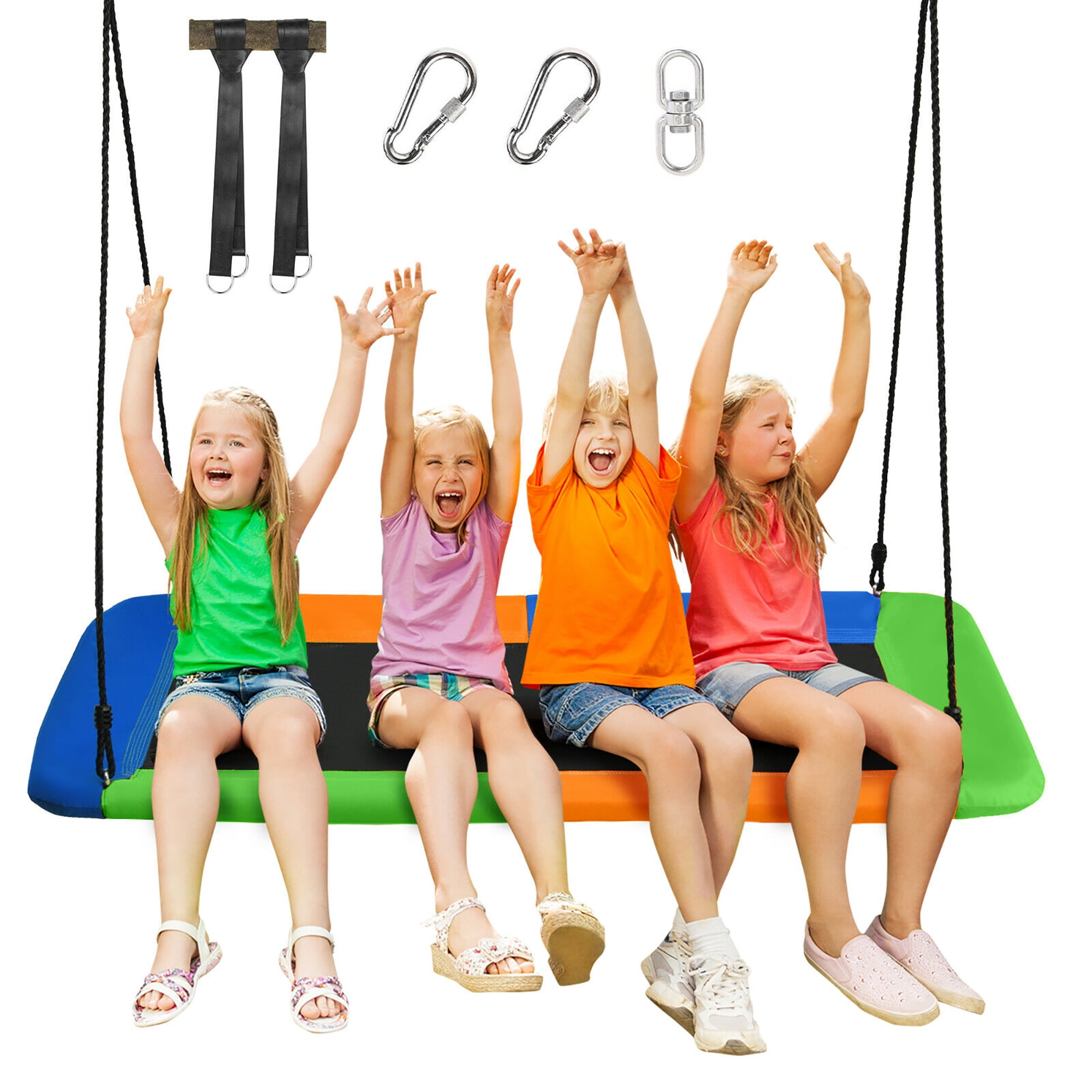 Walmart discounts of Goplus 700lb Giant 60'' Platform Tree Swing Outdoor w/ 2 Hanging Straps