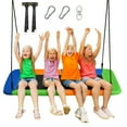 thumbnail image 1 of Goplus 700lb Giant 60'' Platform Tree Swing Outdoor w/ 2 Hanging Straps, 1 of 10