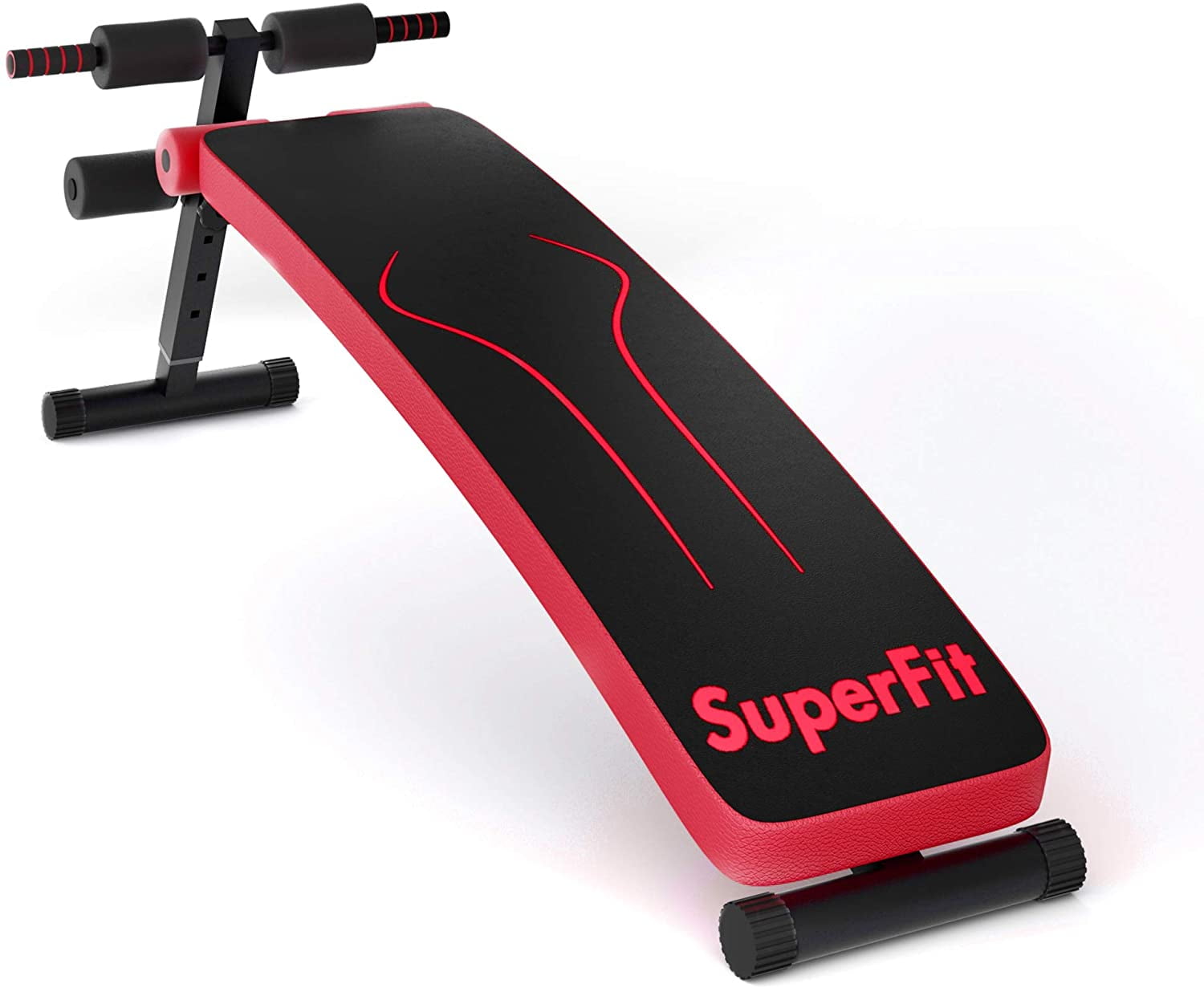 Slant Board Goplus Adjustable Decline Sit-Up Bench For Home Gym