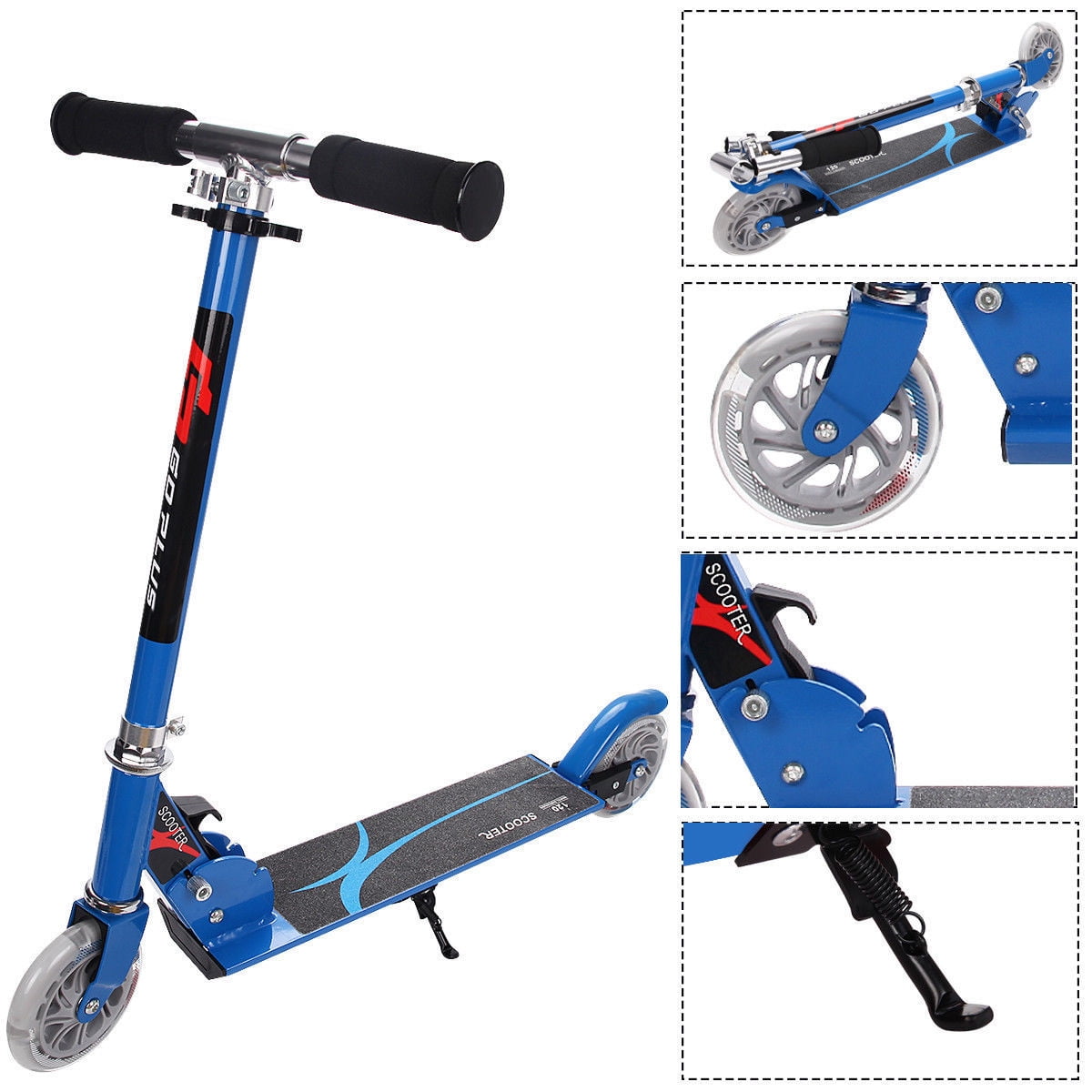 2 wheel folding sale scooter