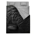 thumbnail image 1 of Goplus Double 2 Person Sleeping Bag Waterproof w/ 2 Pillows Camping Queen Size XL, 1 of 10