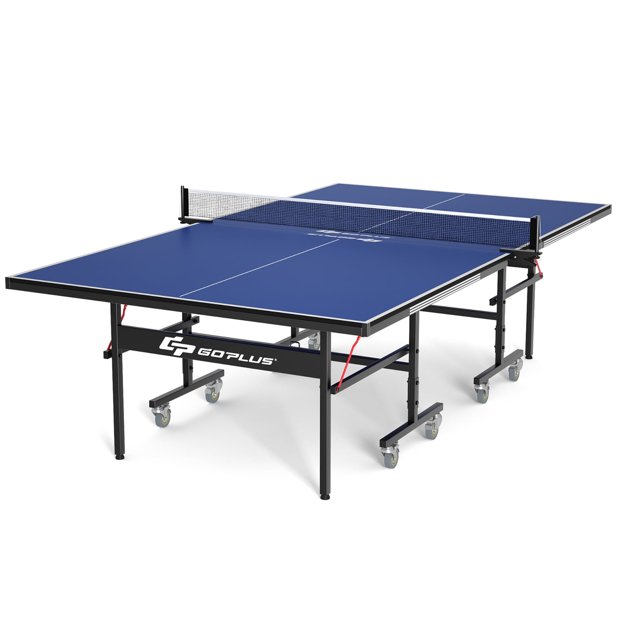 GOPLUS Table de Ping Pong Pliable avec 2 Balles et 2 Raquettes