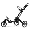 thumbnail image 1 of Goplus Folding Golf Push Cart W/Scoreboard Adjustable Handle Swivel Wheel Grey, 1 of 10