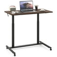 thumbnail image 1 of Costway Mobile Standing Desk with Lockable Wheels & Aluminum Frame Rolling Laptop Desk, 1 of 12