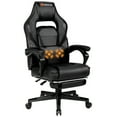 thumbnail image 1 of Goplus Massage Gaming Chair Reclining Racing Computer Office Chair with Footrest Black, 1 of 10