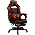 thumbnail image 1 of Goplus Massage Gaming Chair Reclining Racing Computer Office Chair with Footrest Red, 1 of 10