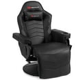 thumbnail image 1 of Goplus Massage Gaming Recliner Reclining Racing Chair Swivel Black, 1 of 12