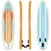 Goplus 10' Inflatable SUP Board, Portable Paddle Board with 5D rings Stand Up Paddle Board for Youth & Adult Orange