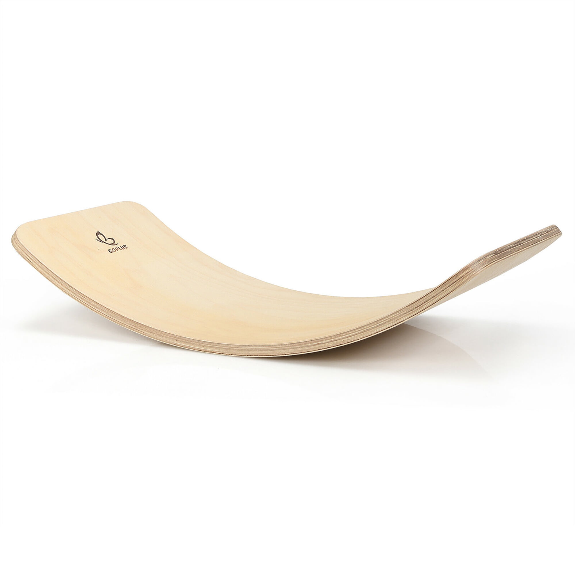 GOPLUS Planche d'Equilibre en Bois,Balance Board en Bois pour