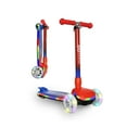 thumbnail image 1 of Gopowerbike Go Rider 3-Wheel Scooter for Kids | Light up Foldable Kick Scooter | Ages 3-8 | Red/Blue, 1 of 10